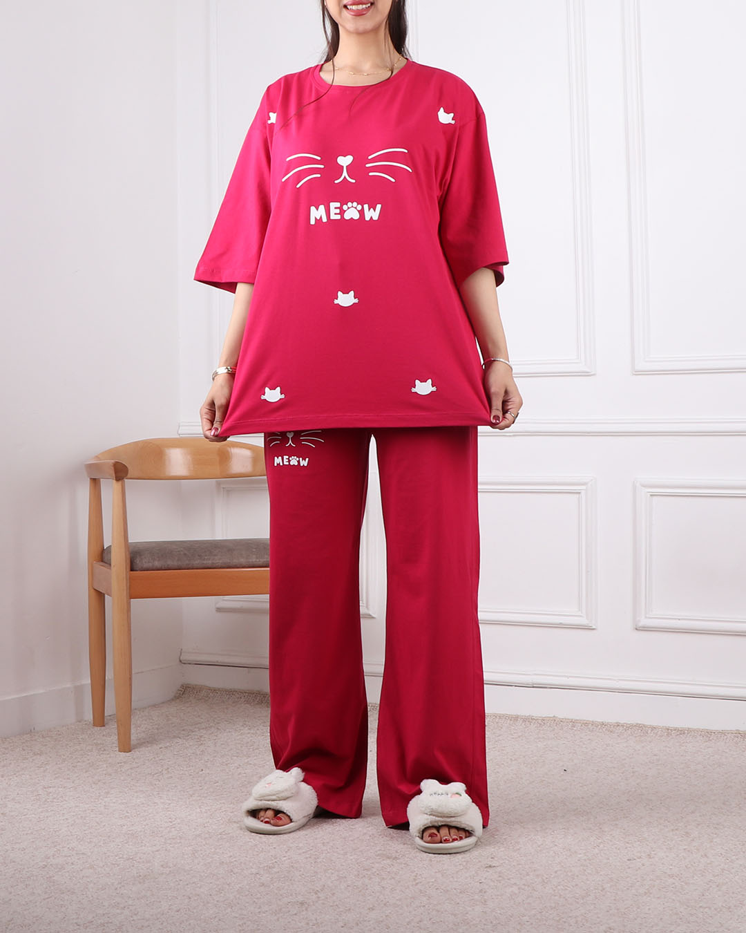 ست تیشرت وشلوار بگ میو کد 2334