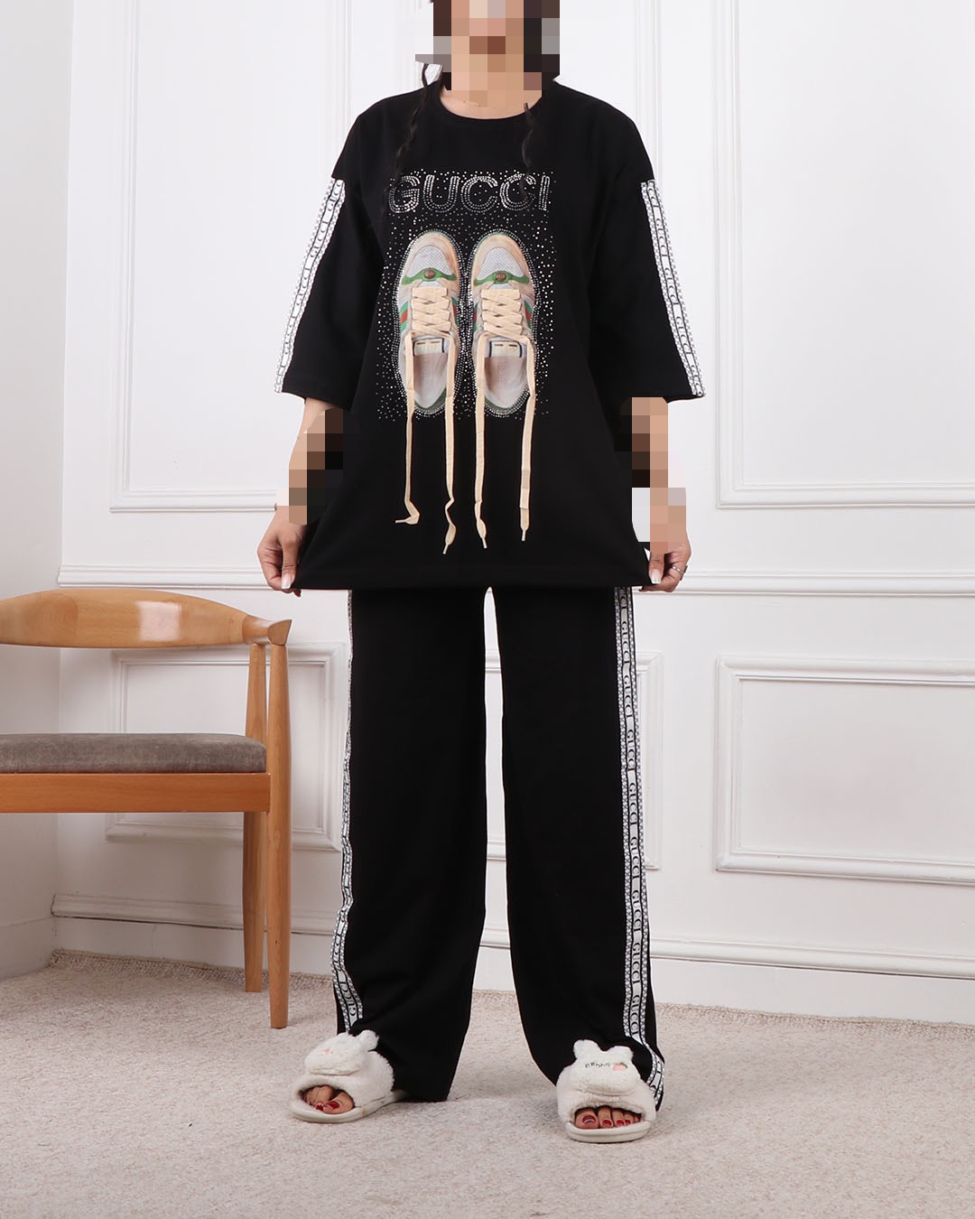 ست تیشرت وشلوار کتونی بگی کد 2419