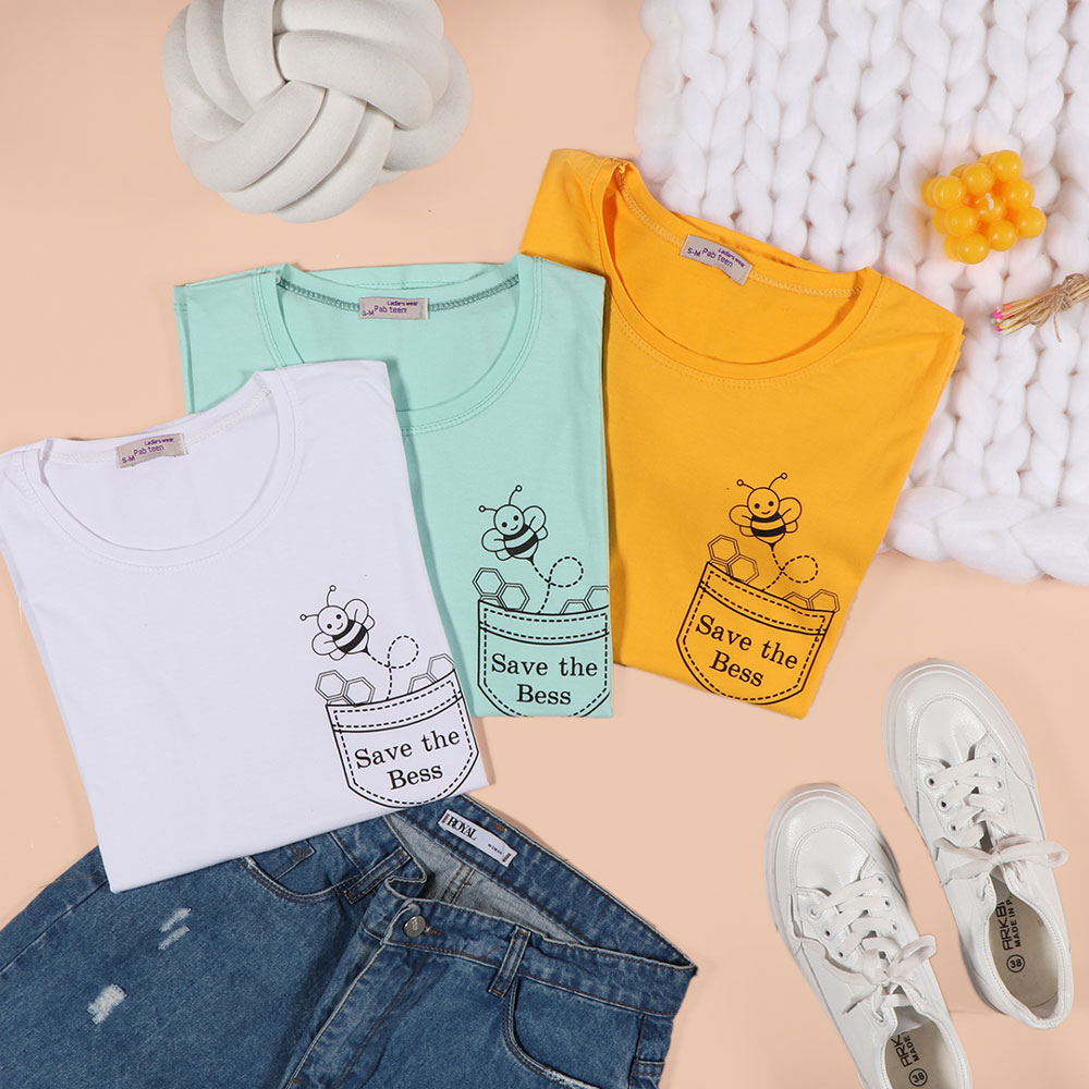 تیشرت جیب زنبوری