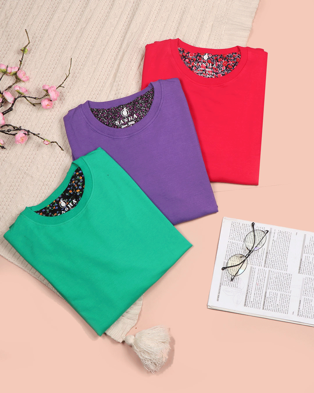 بلوز دورس یقه گرد