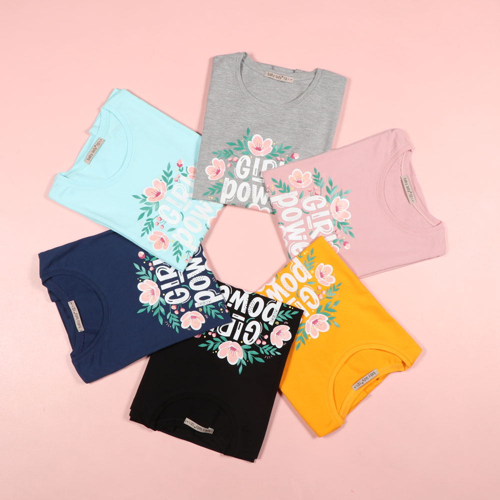 تیشرت گلدار girl