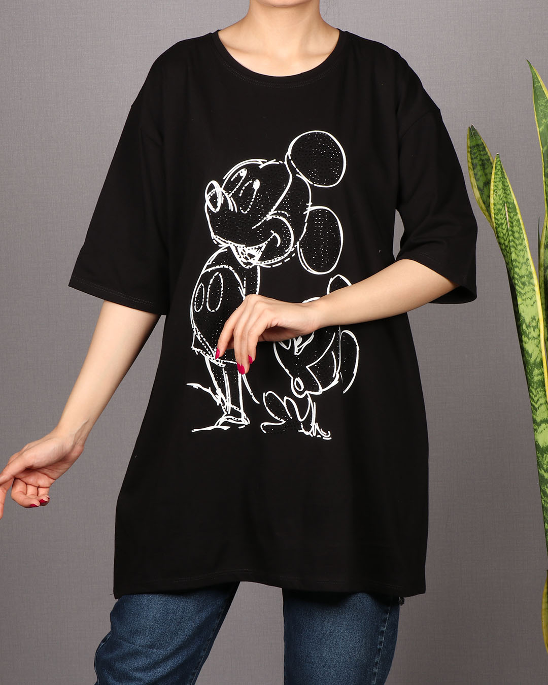 تیشرت لانگ میکی موس