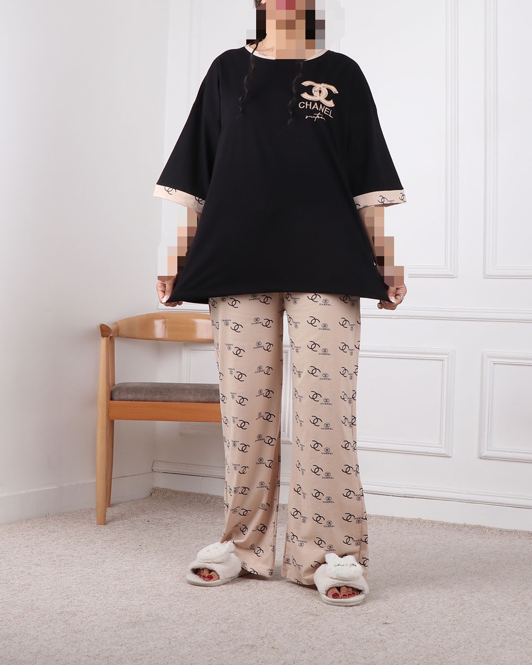 ست تیشرت وشلوار بگ چنل کد 2399