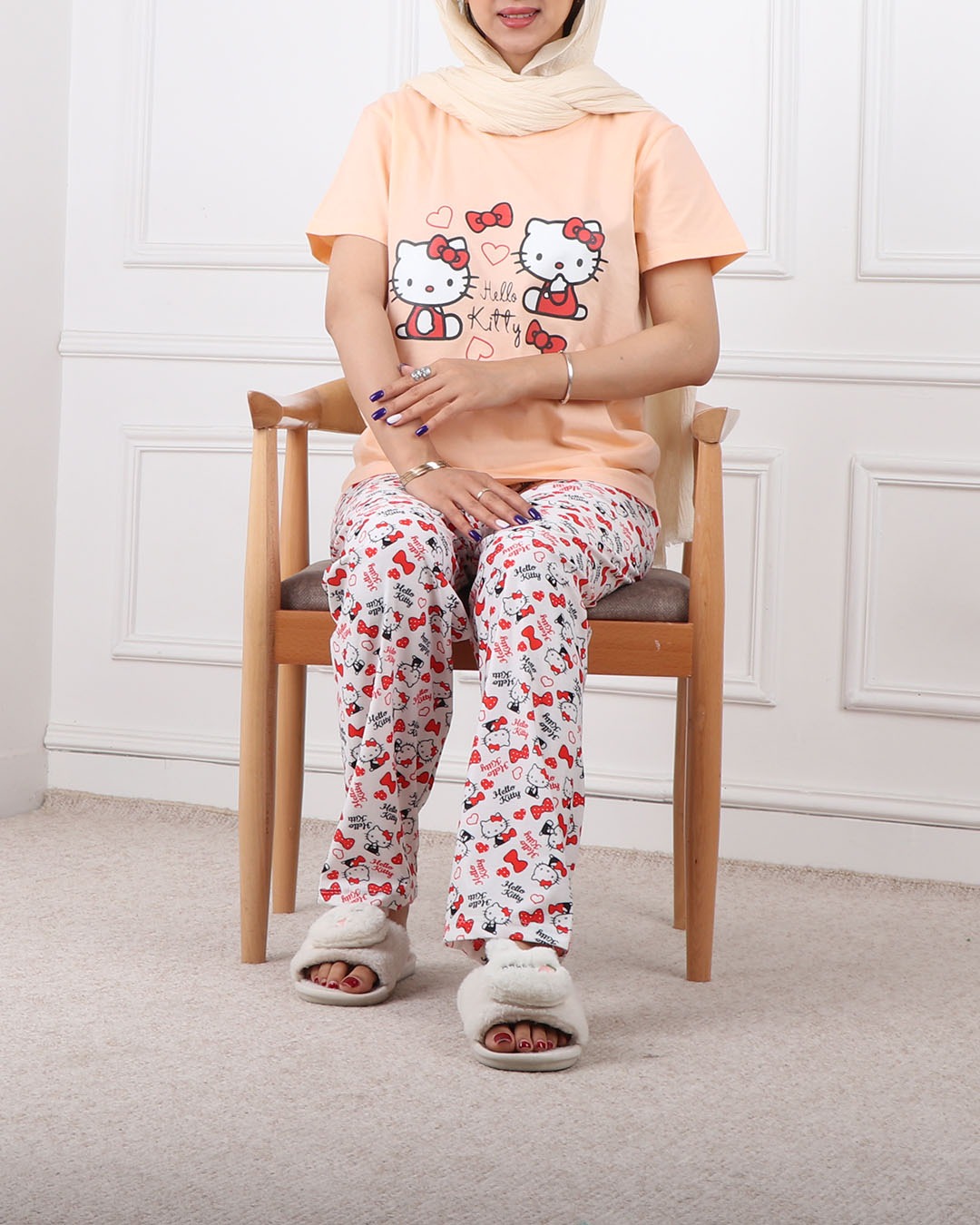 ست تیشرت وشلوار عروسکی کد 2432