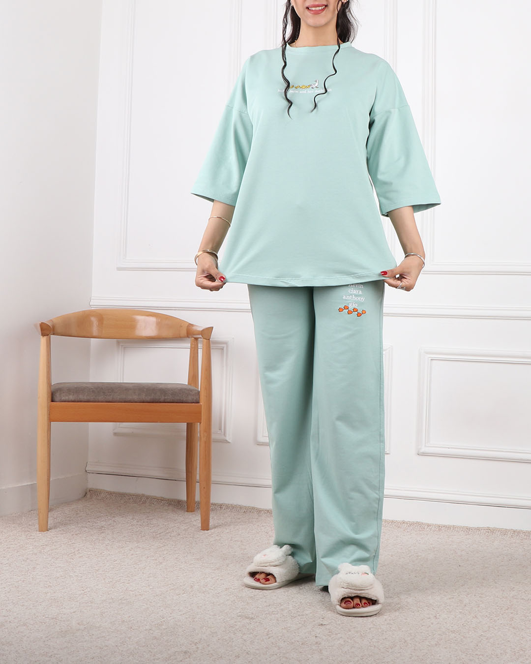 ست تیشرت وشلوار اردک کد 2352