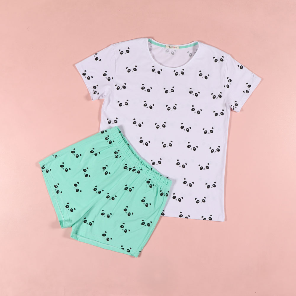 ست تیشرت  وشورتک پاندا