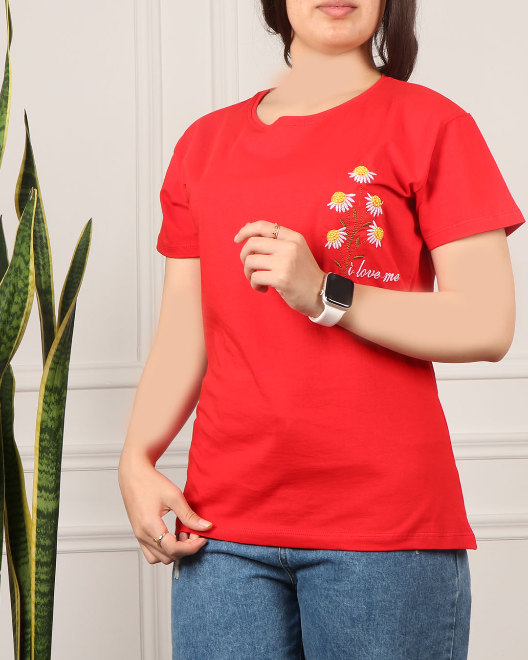 تیشرت جیب گلدوزی کد 1402