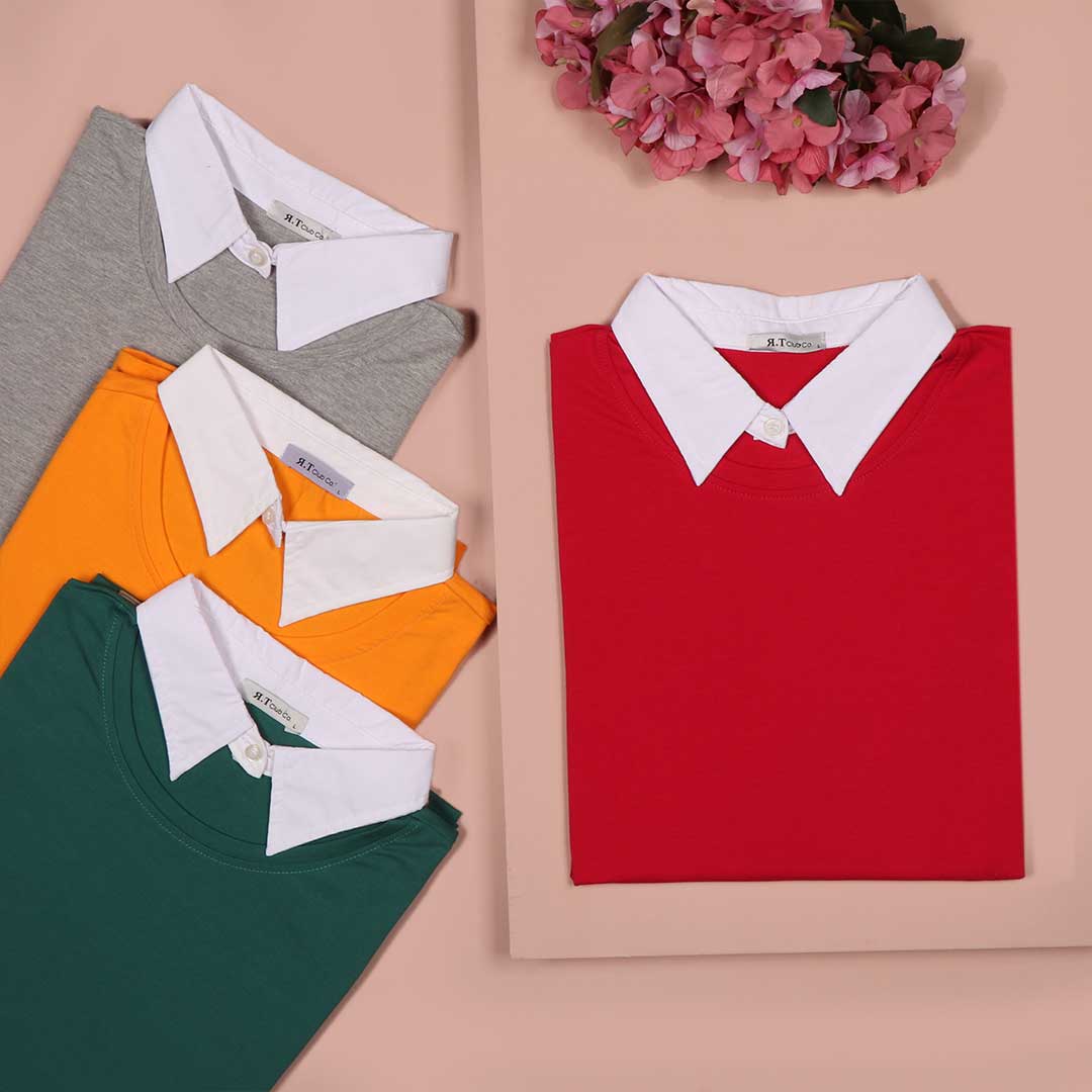 تیشرت یقه دار 