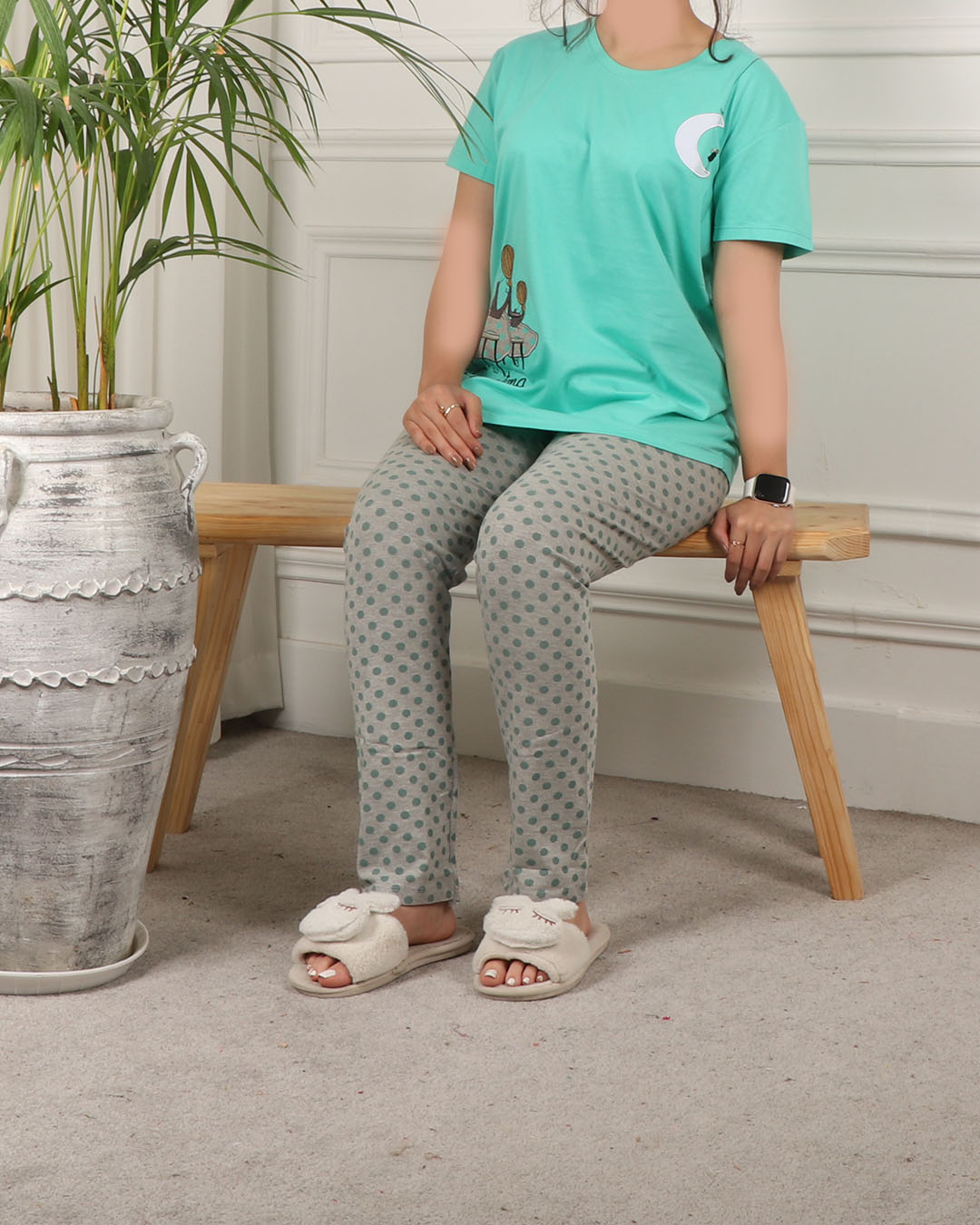 ست تیشرت وشلوار دختر کد 1552