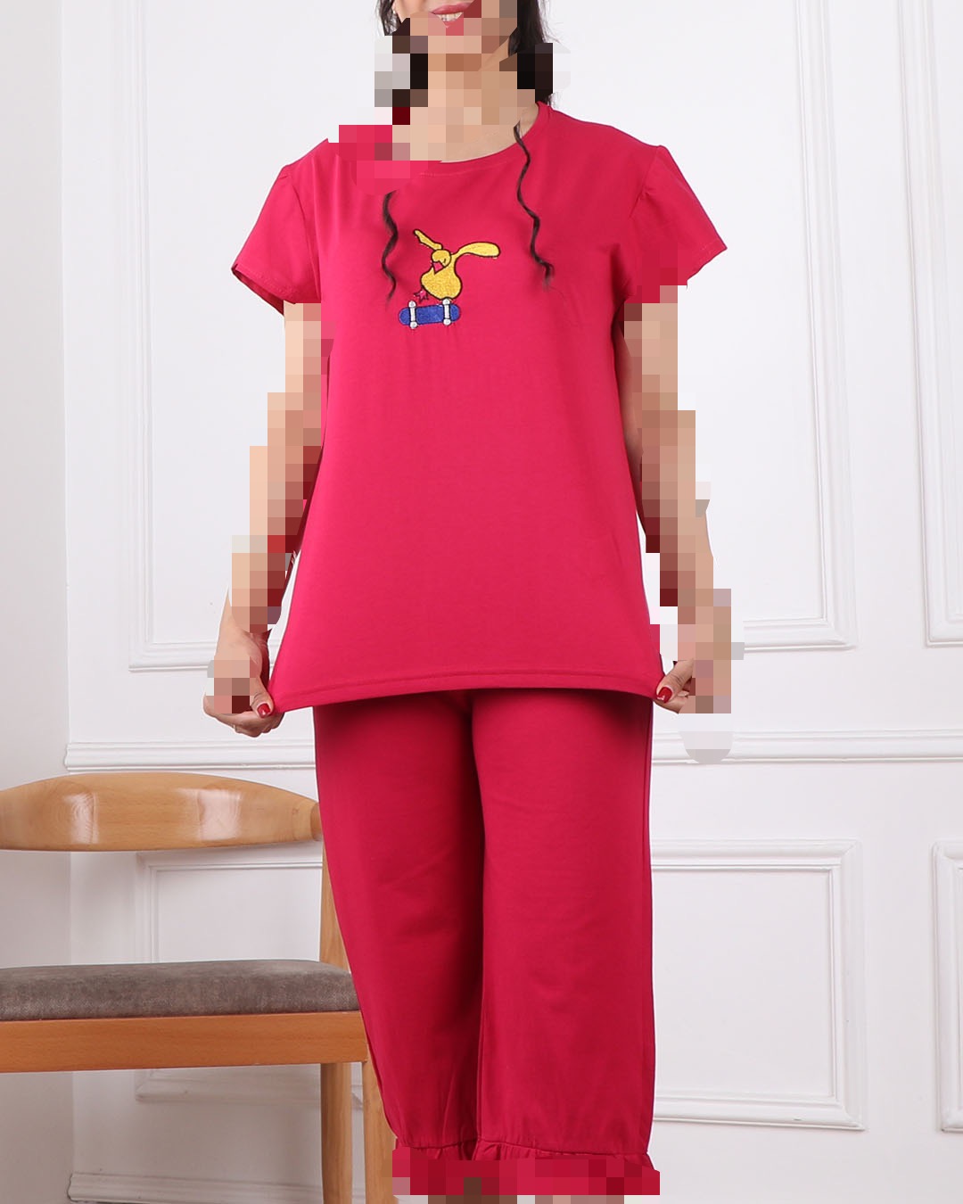 ست تیشرت وشلوارک غاز اسکیت سوار کد 2389