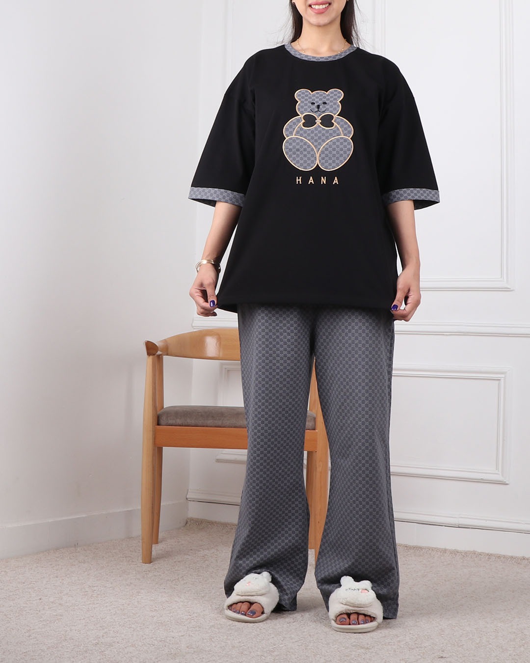 ست تیشرت وشلوار بگ گو.چی حنا کد 2435